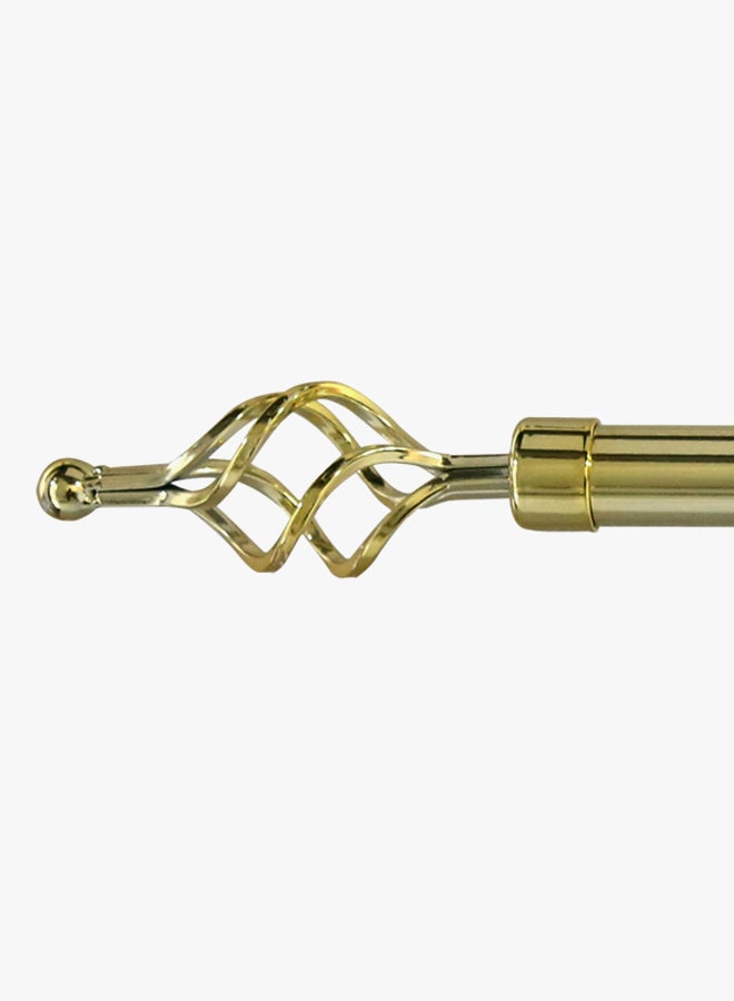 Single Bar Curtain Rod Golden 200centimeter