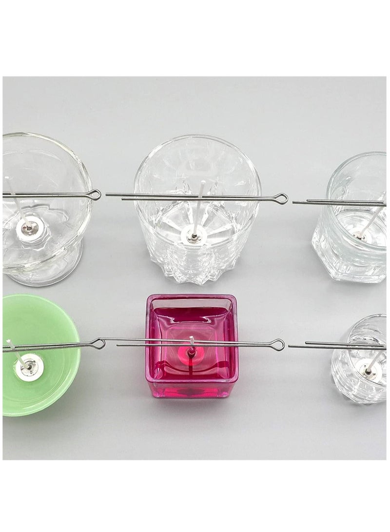 Candel Wick Holders, 4.7 Inch Wick Holders for Candle Making, 20 Pcs Metal Wick Centering Tool
