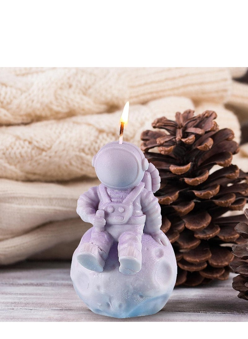 Astronaut Candle Mold Creative Decor For Indoor Decorations Silicone Molds, Shape Soap Mould Gift Family And Friends