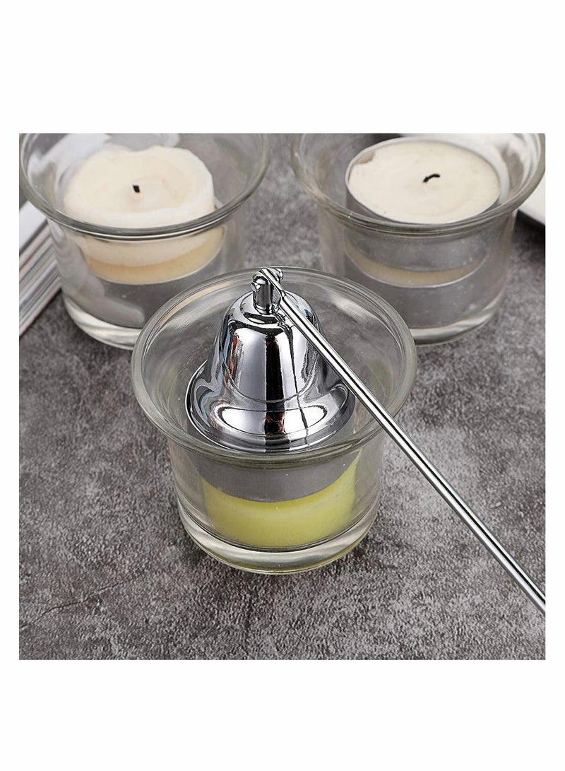 Candle Snuffer, Candle Wick Trimmer Wick Dipper with Tray 4 in 1 Candle Accessory Set Candle Care Kit Gift for Candle Lovers