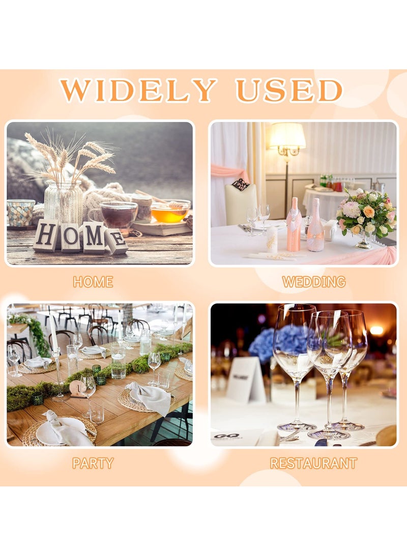 12 Pcs Clear Glass Candle Plates, 10 CM Round Pillar Candle Holder Trays, Small Flat Candlestick Plates for Dining Table Centerpiece, Wedding, Spa, Home Party Decoration