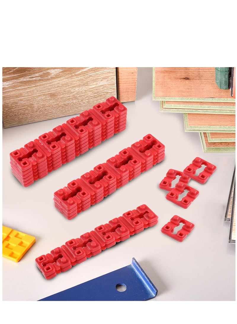 36Pcs Electrical Outlet Spacers, Red Outlet Spacers for Electrical Box Outlet Spacers Shims Switch Receptacle Spacers Socket Spacers for Electrical Box or Loose Outlet Plug Fix Plastic