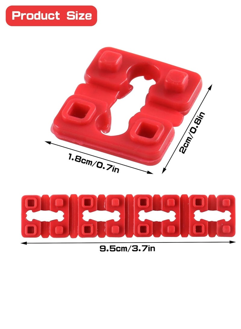 36Pcs Electrical Outlet Spacers, Red Outlet Spacers for Electrical Box Outlet Spacers Shims Switch Receptacle Spacers Socket Spacers for Electrical Box or Loose Outlet Plug Fix Plastic