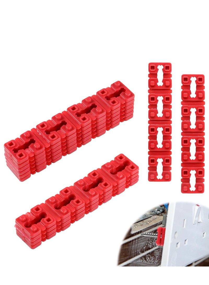 36Pcs Electrical Outlet Spacers, Red Outlet Spacers for Electrical Box Outlet Spacers Shims Switch Receptacle Spacers Socket Spacers for Electrical Box or Loose Outlet Plug Fix Plastic