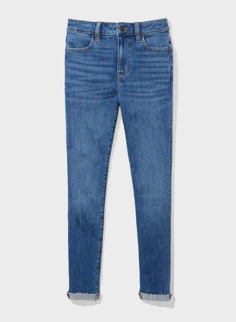 High Waist Ankle Jeggings