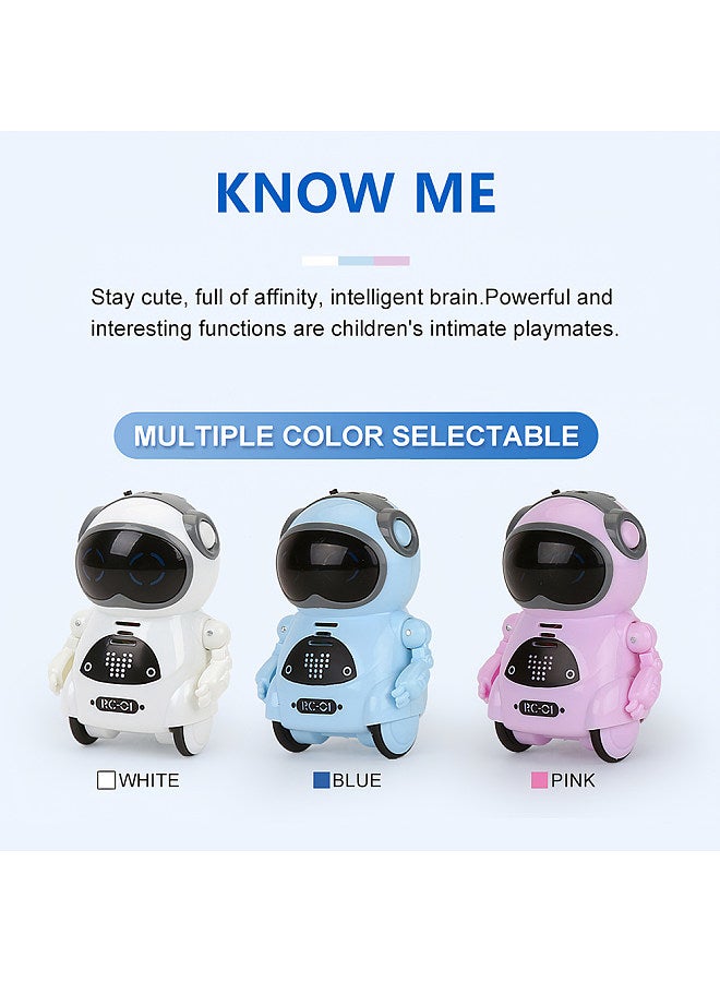 939A Pocket Robot Talking Interactive Dialogue Voice Recognition Record Singing Dancing Telling Story Mini Robot Toy