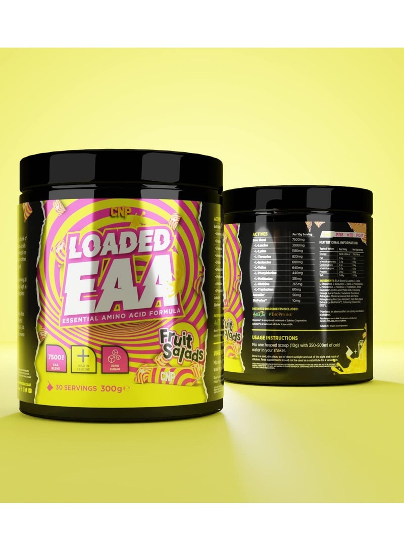 CNP Loaded EAA 300g Fruits Salads Flavor 30 Serving.