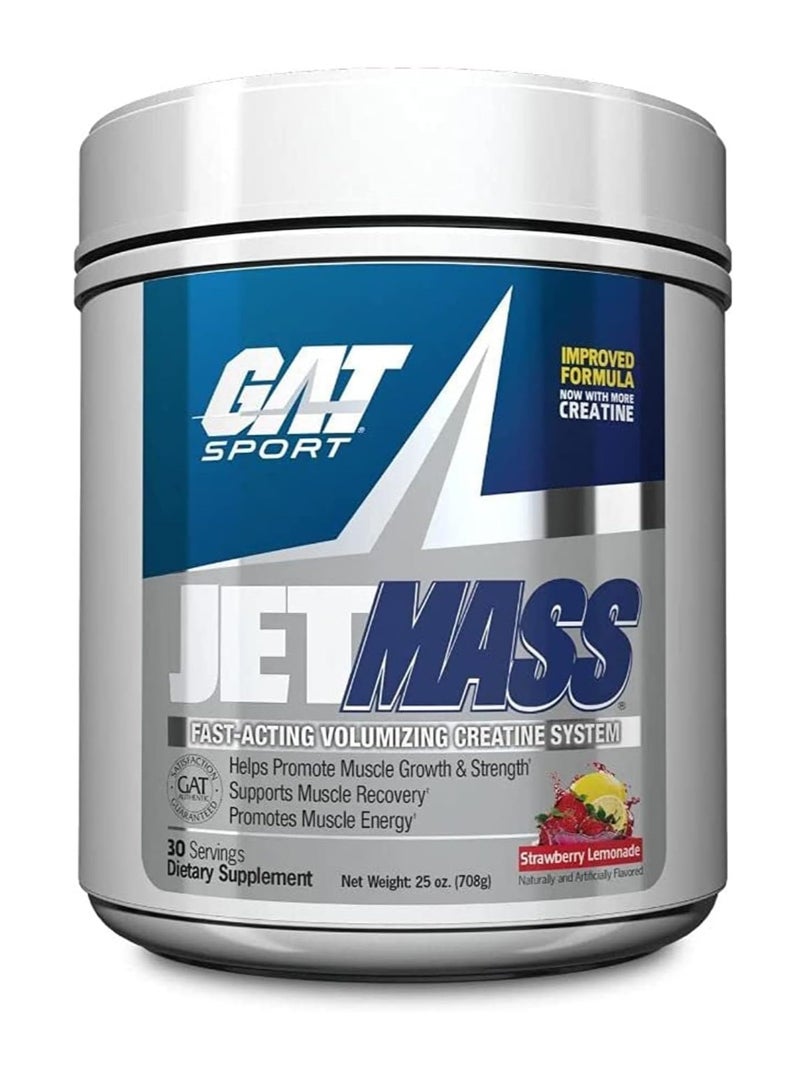 JetMass Fact-Acting Volumizing Creatine System, 30 Servings (Strawberry Lemonade)