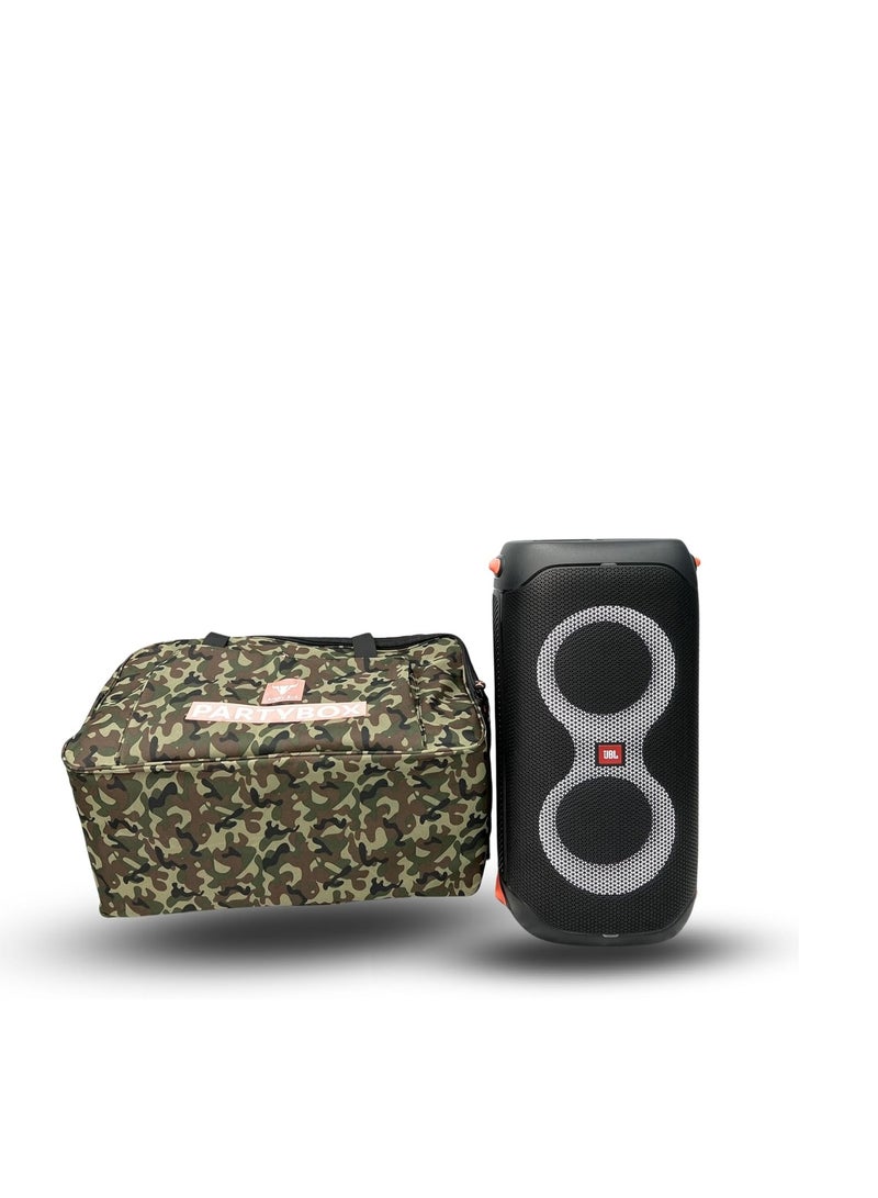 Speaker Bag Safety Storage Case with Handy Strap Travel Bag Compatible for (JBL PARTYBOX 110 BAG ARMY-B)