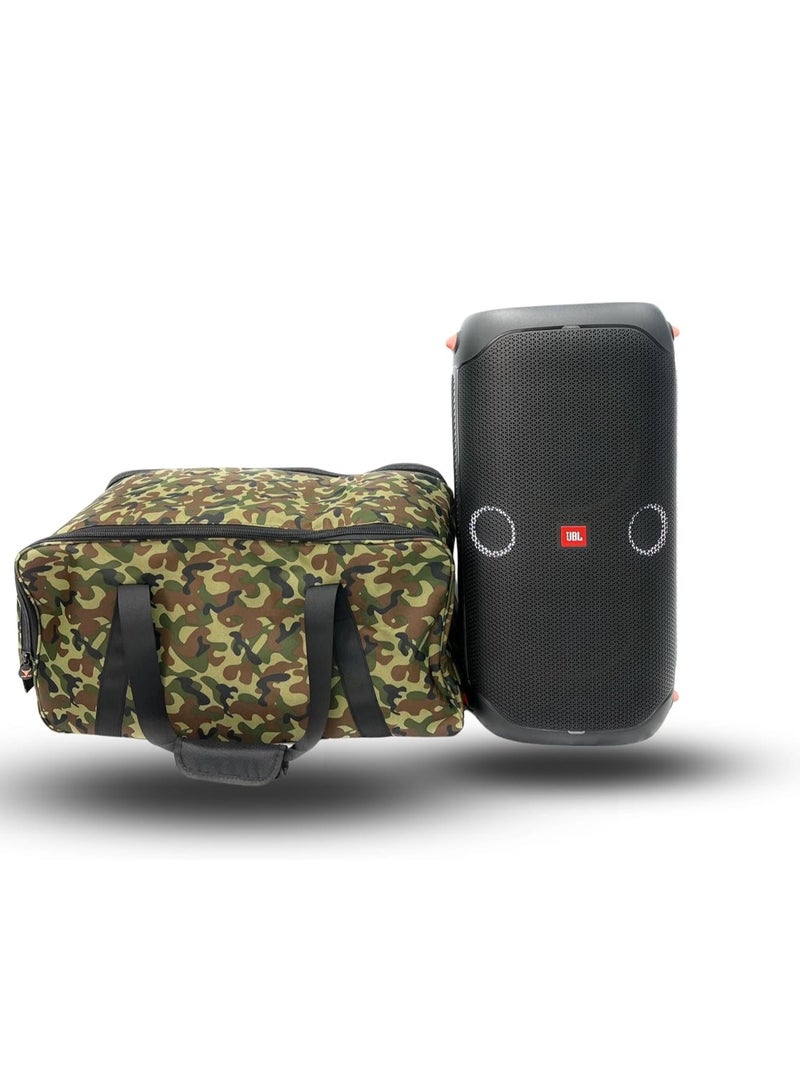Speaker Bag Safety Storage Case with Handy Strap Travel Bag Compatible for (JBL PARTYBOX 110 BAG ARMY-B)