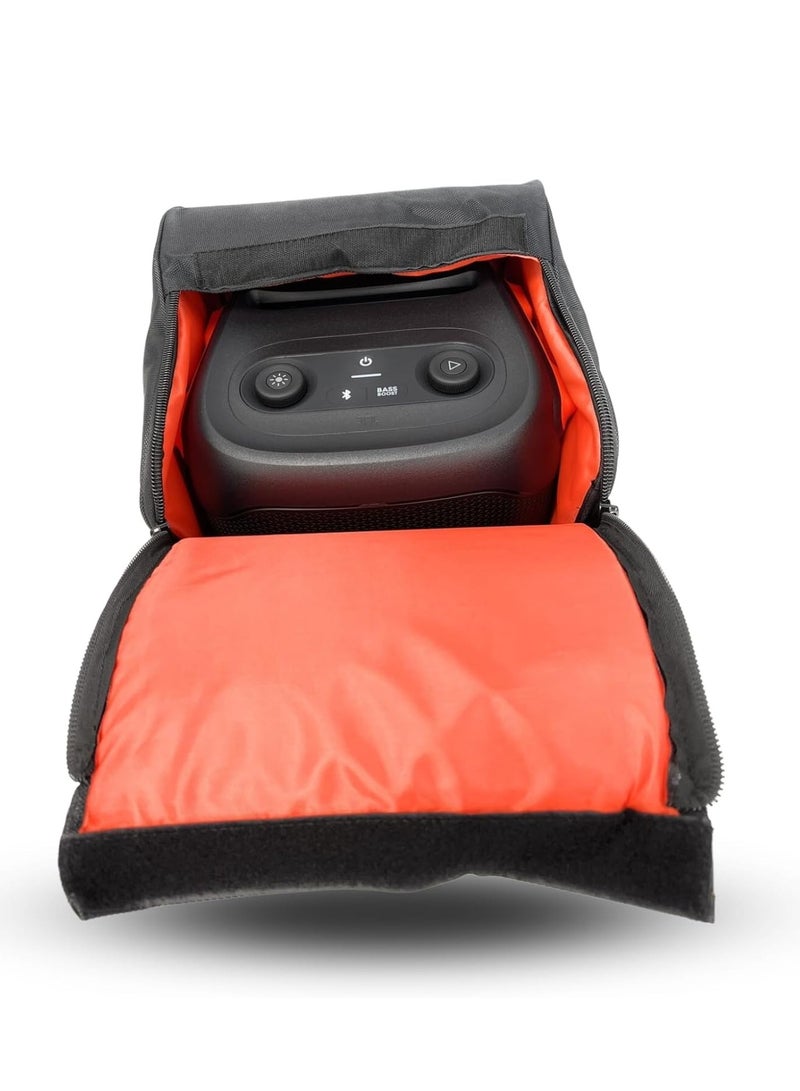 Speaker Bag Safety Storage Case with Handy Strap Travel Bag Compatible for (JBL PARTYBOX 110 BAG BLACK)