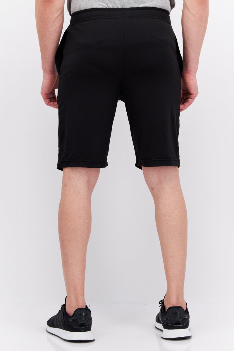 Men Sportswear Fit Brand Logo Training Short, Black