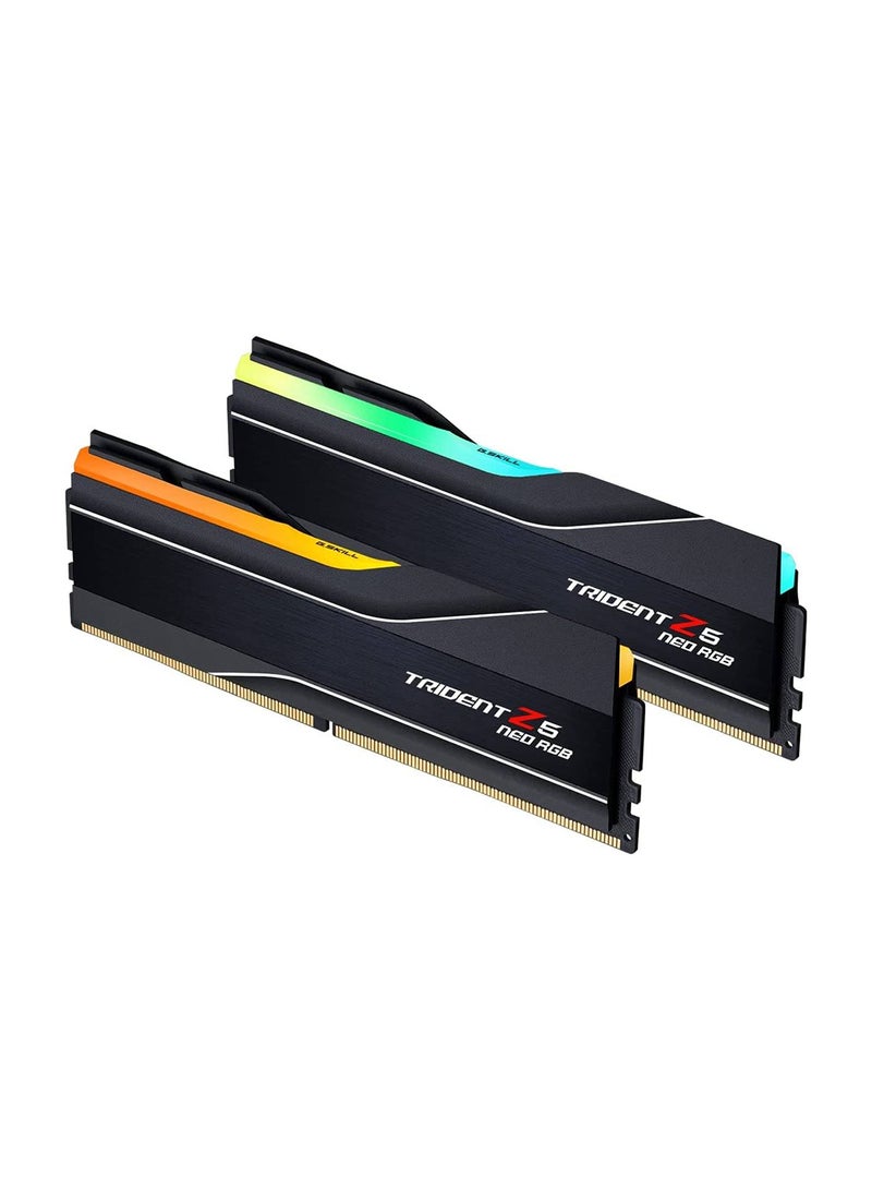 Trident Z5 NEO RGB Series 32GB (2 x 16GB) DDR5 Dual Channel Desktop Memory Kit, 6000 MT/s Memory Speed, CL32-38-38-96 Latency, 1.35 Voltage, AMD EXPO, 288-Pin