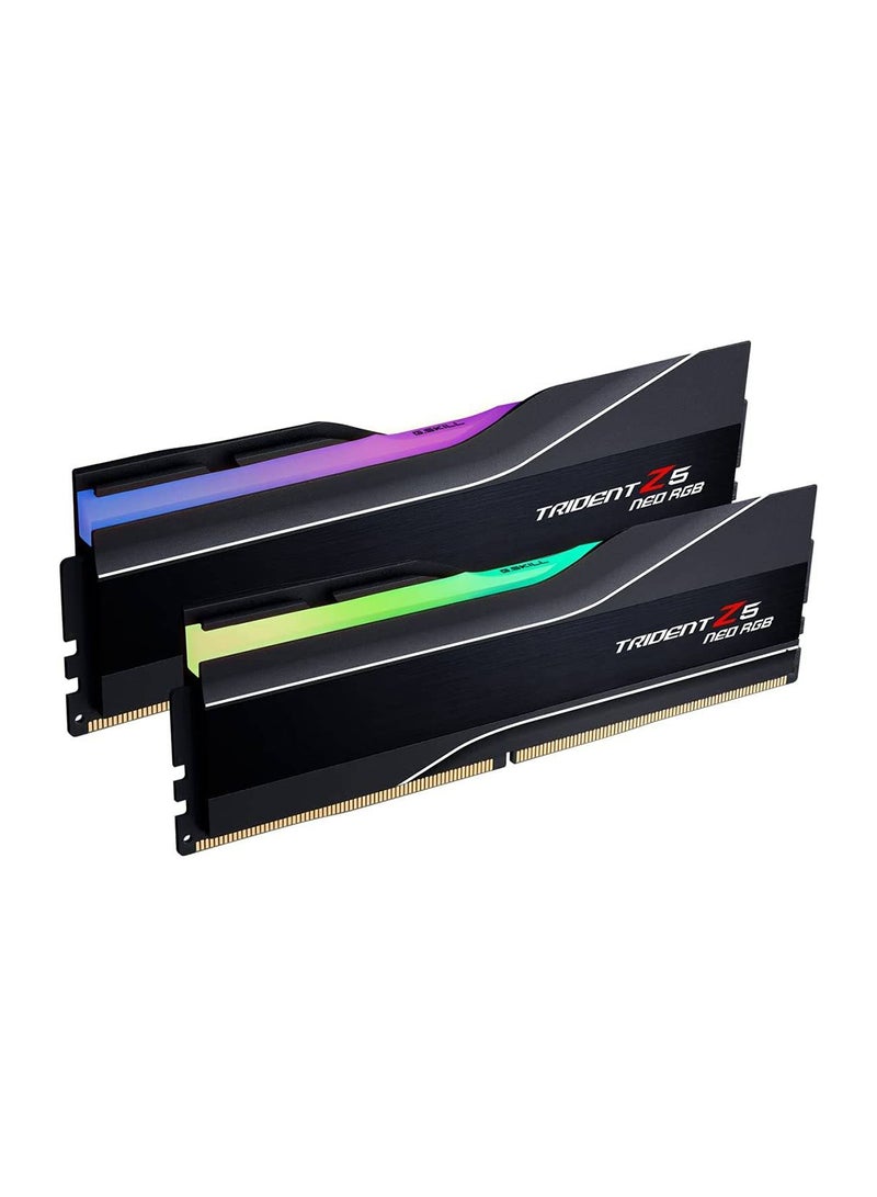 Trident Z5 NEO RGB Series 32GB (2 x 16GB) DDR5 Dual Channel Desktop Memory Kit, 6000 MT/s Memory Speed, CL32-38-38-96 Latency, 1.35 Voltage, AMD EXPO, 288-Pin