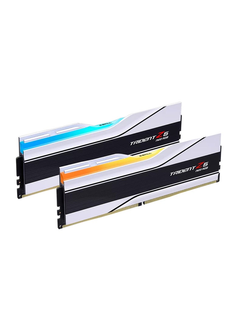 Trident Z5 Neo RGB 32GB (2x16GB) DDR5 Dual Channel Desktop Memory, 8000 MT/s Memory Speed, 38-48-48-128 Latency, Non-ECC, AMD EXPO Profile, 1.45V