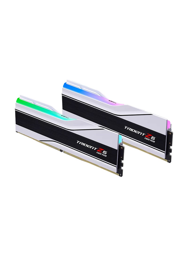 Trident Z5 Neo RGB 32GB (2x16GB) DDR5 Dual Channel Desktop Memory, 8000 MT/s Memory Speed, 38-48-48-128 Latency, Non-ECC, AMD EXPO Profile, 1.45V