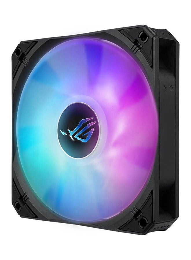 ROG Strix LC III 360 aRGB CPU Liquid Cooling, 360mm Radiator, 3x ROG Strix AF-12S aRGB 120mm Fans, 2200 RPM Fan Speed, 70.38 CFM Ariflow, 360° Rotating ROG Logo, 90RC00T1-M0UAY0 Black