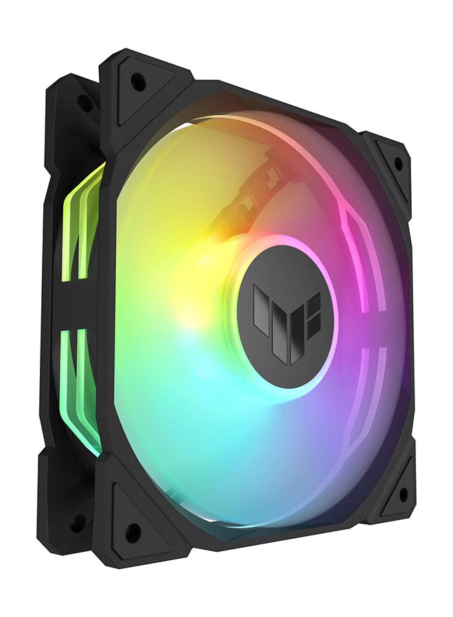TUF Gaming TR120 ARGB Reverse Blade Fan. 120mm Fans, Up to 2000 rpm Fan Speed, 76.3 CFM Airflow, Aura Sync Compatiblity, PWM Control, Single Pack, Black