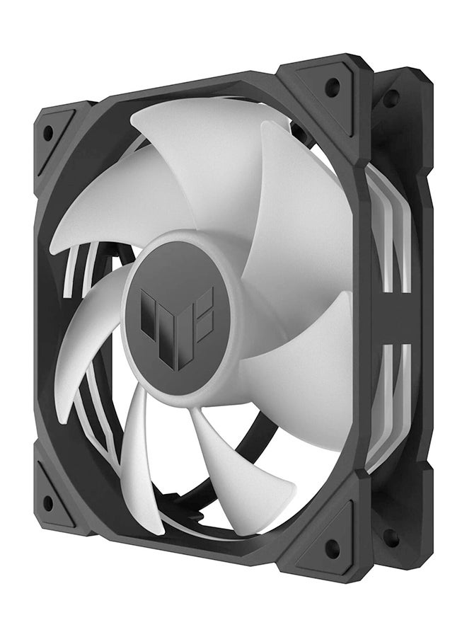 TUF Gaming TR120 ARGB Reverse Blade Fan. 120mm Fans, Up to 2000 rpm Fan Speed, 76.3 CFM Airflow, Aura Sync Compatiblity, PWM Control, Single Pack, Black