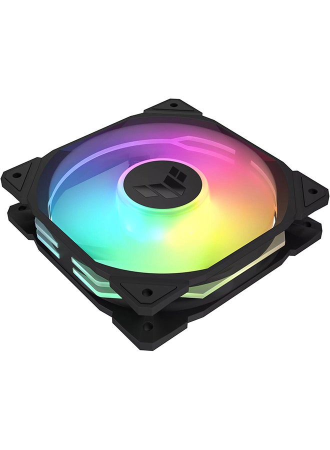 TUF Gaming TR120 ARGB Reverse Blade Fan. 120mm Fans, Up to 2000 rpm Fan Speed, 76.3 CFM Airflow, Aura Sync Compatiblity, PWM Control, Single Pack, Black