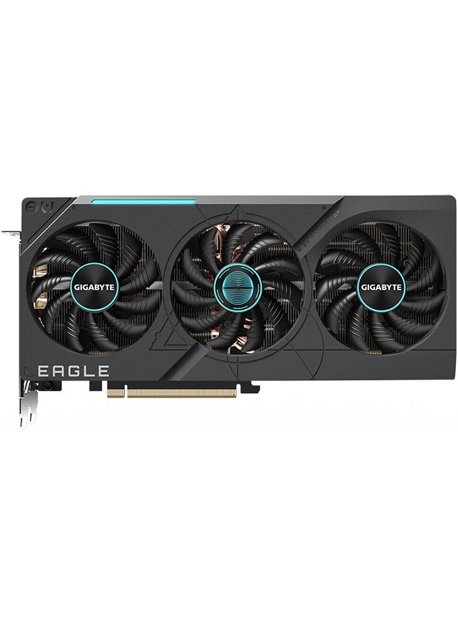 GeForce RTX 4070 Ti SUPER EAGLE OC Graphics Card, 16GB GDDR6X 256bit Memory, 2640 MHz Boost Clock, 21Gbps Memory Speed, 8448 CUDA Cores PCI-E 4, HDMI, DisplayPort Black