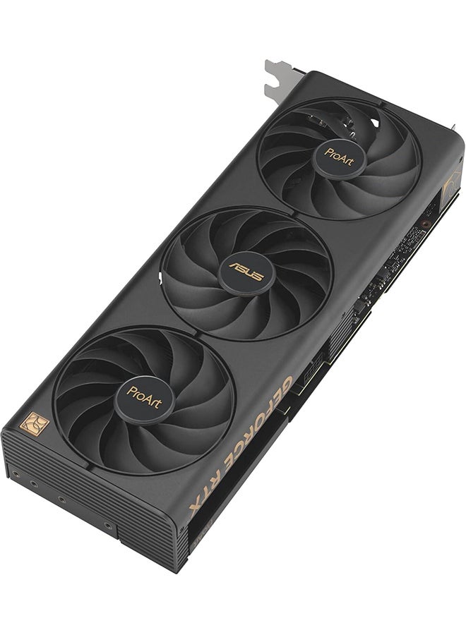 ProArt GeForce RTX 4070 SUPER OC Graphics Card, 12GB GDDR6X 192-bit Memory, 2565MHz Boost Clock, 21Gbps Memory Speed, 581 AI Performance, 7168 CUDA, PCIE 4.0, SFF Ready, DP/HDMI Black