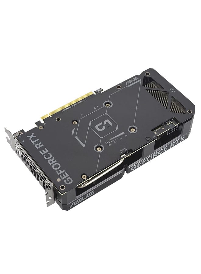 Dual GeForce RTX 4060 Ti EVO OC Graphics Card, 16GB GDDR6 128-Bit Memory, 2595 MHz Boost Clock, 4352 CUDA Cores, 18 Gbps Memory Speed, PCI Express 4.0, 90YV0JH8-M0NA00 Black