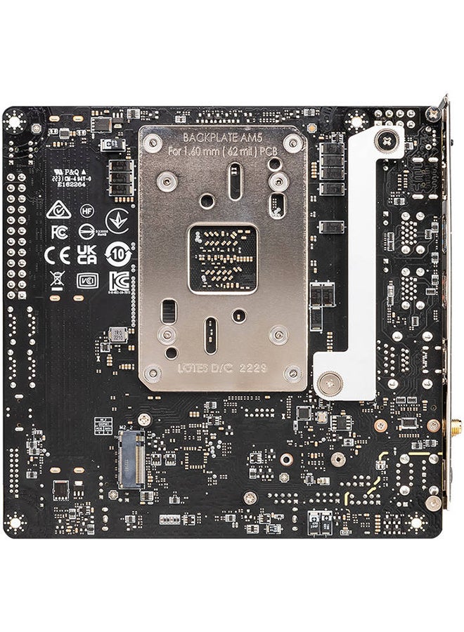 MPG B650I EDGE WIFI AM5 Mini-ITX Motherboard, AMD B650 Chipset, 2x DDR5 Slots, 64GB Max Memory, Wi-Fi 6E, 2.5Gbps LAN, 2x M.2 Slot, 1x PCI-E x16, 1x HDMI, USB 3.2/2.0 | 911-7D73-006 Black