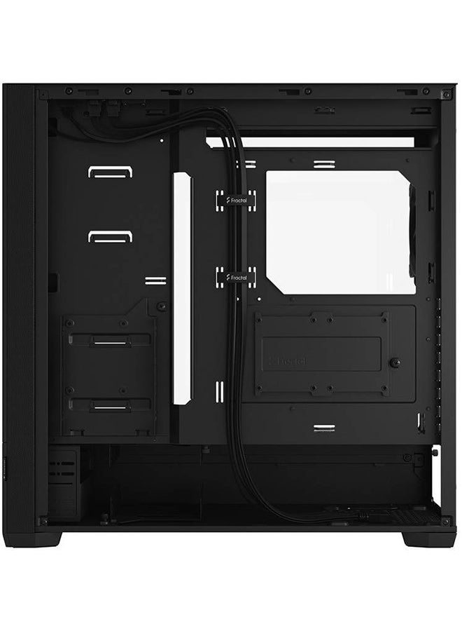 Fractal Design Pop XL Silent TG Mid-Tower Case, Tempered Glass Side Panel, Up to 360mm & 6x120mm Fan Support, Hidden Compartment, Boosting A irflow, USB-C I/O Panel, Black | FD-C-POS1X-02