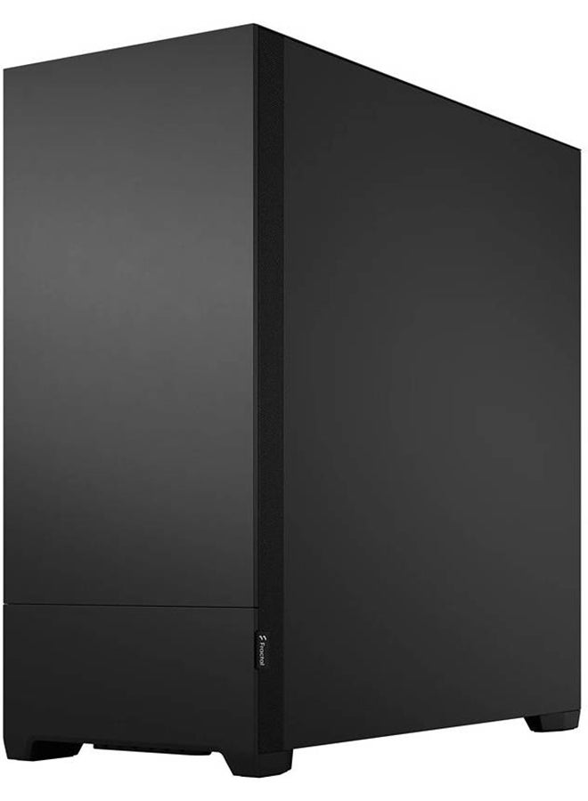 Fractal Design Pop XL Silent TG Mid-Tower Case, Tempered Glass Side Panel, Up to 360mm & 6x120mm Fan Support, Hidden Compartment, Boosting A irflow, USB-C I/O Panel, Black | FD-C-POS1X-02