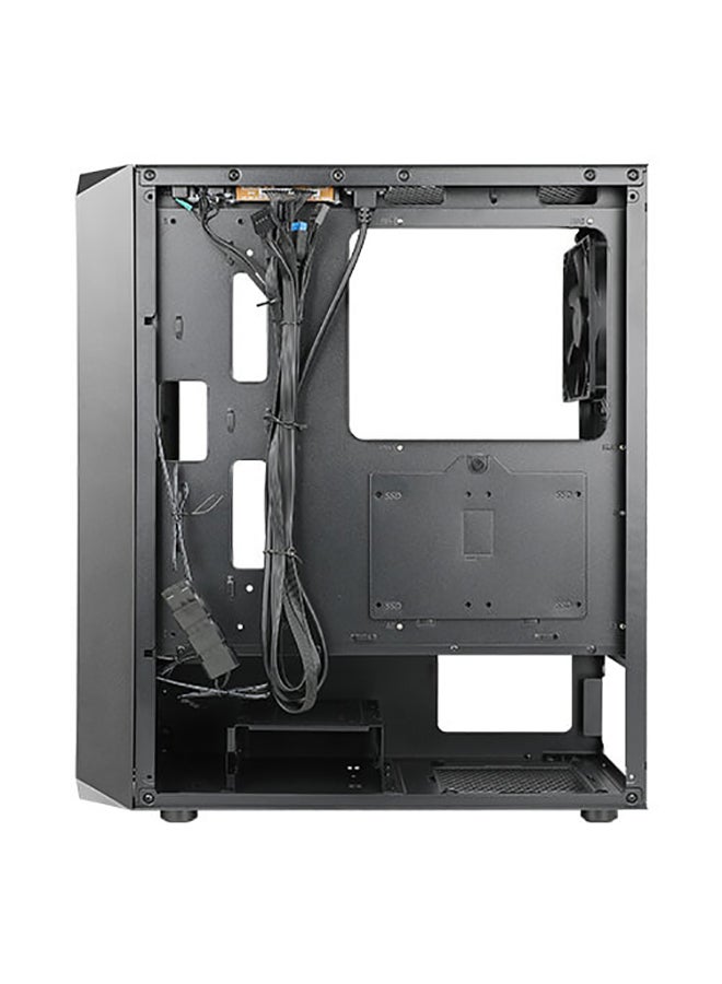 Antec NX292 Mid Tower ARGB Gaming Case, Tempered Glass Side Panel, 3x 120mm ARGB Fans, ARGB Fan Hub, Up to 360mm Radiator Support, Optimized Airflow, Tool-Free Design, Cable Management, GPU Support Bracket, Front I/O with USB 3.0, ARGB Lighting Effects, Black | NX292 ARGB