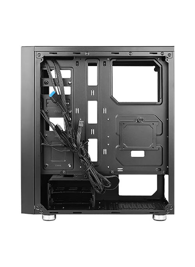 Antec NX320 ARGB Mid Tower ATX Case – Mesh Front Panel for Enhanced Airflow, Tempered Glass Side Panel, Supports Up to 6 Fans (120mm/140mm), Radiator Support (360mm Front, 240mm Top, 120mm Rear), GPU Clearance up to 380mm, Flexible Storage Options (2 x 3.5” HDD, 2 x 2.5” SSD), Tool-less Design, Superior Cable Management, Front I/O USB 3.0/2.0, HD Audio, Easy Access Dust Filters, Black | NX320 ARGB