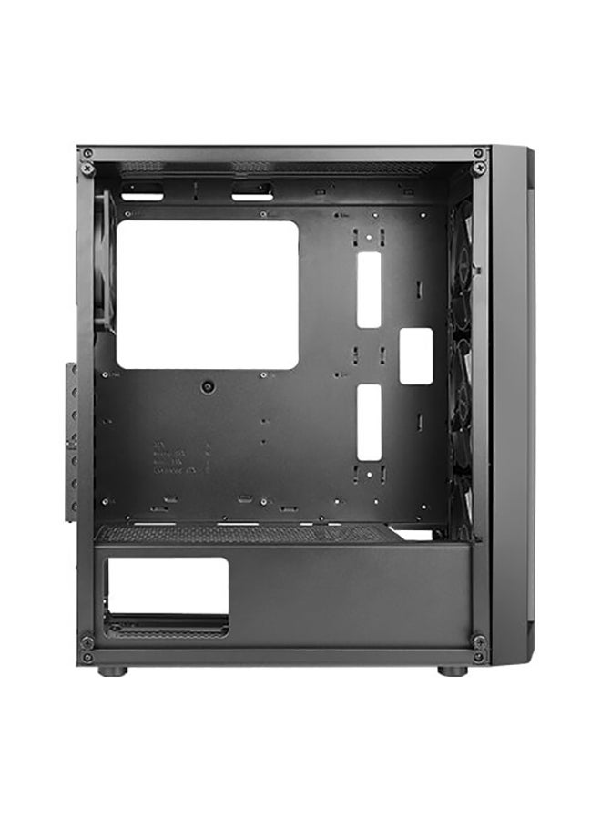 Antec NX290 Mid Tower ATX Case – Mesh Front Panel for Enhanced Airflow, Tempered Glass Side Panel, Supports Up to 6 Fans (120mm/140mm), Radiator Support (360mm Front, 240mm Top, 120mm Rear), GPU Clearance Up to 380mm, Flexible Storage Options (2 x 3.5” HDD, 2 x 2.5” SSD), Tool-less Design, Superior Cable Management, Front I/O USB 3.0/2.0, HD Audio, Easy Access Dust Filters – Ideal for Gamers and DIY PC Builders | Black | NX290