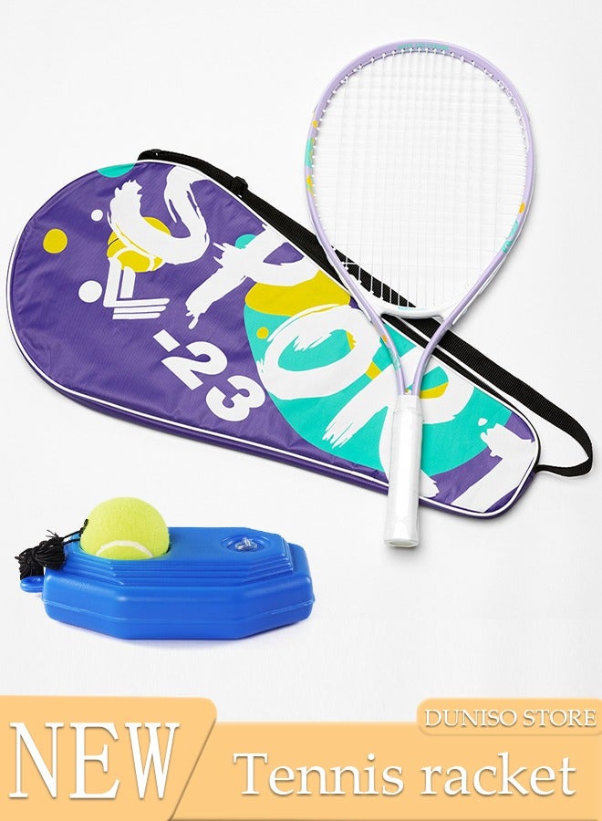 Kids Sports Tennis Racket Set for Boys & Girls- Aluminum Alloy Split Design, Fun Double Play Experience+ Child Outdoor Indoor GYM Sports Equipments