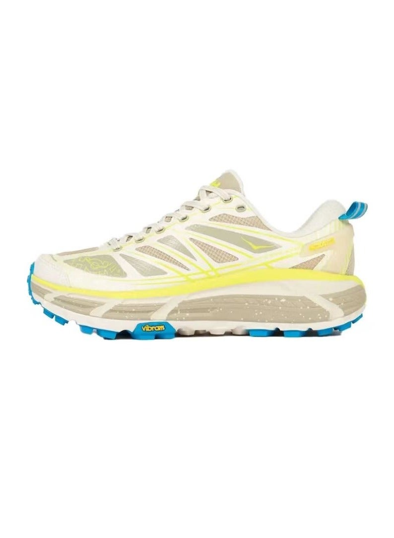 Mafate Speed 2 Outdoor Running Shoes Beige/Yellow/Blue For Men/Women