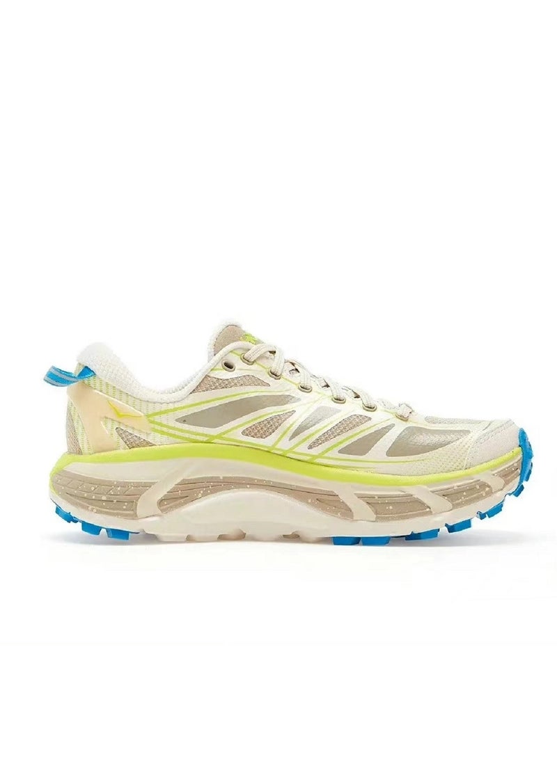 Mafate Speed 2 Outdoor Running Shoes Beige/Yellow/Blue For Men/Women