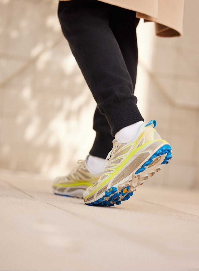 Mafate Speed 2 Outdoor Running Shoes Beige/Yellow/Blue For Men/Women