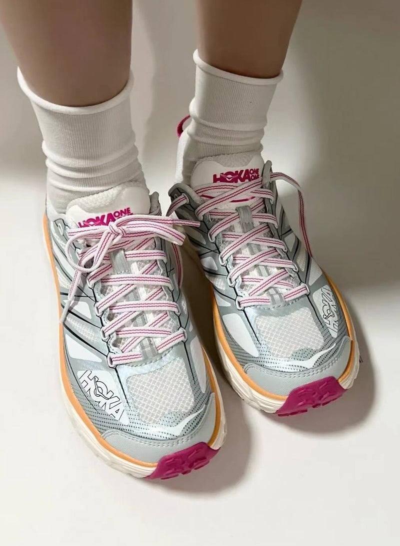 Mafate Speed 2 Outdoor Running Shoes Pink/Gray/Blue For Men/Women/Students/Girls/Boys