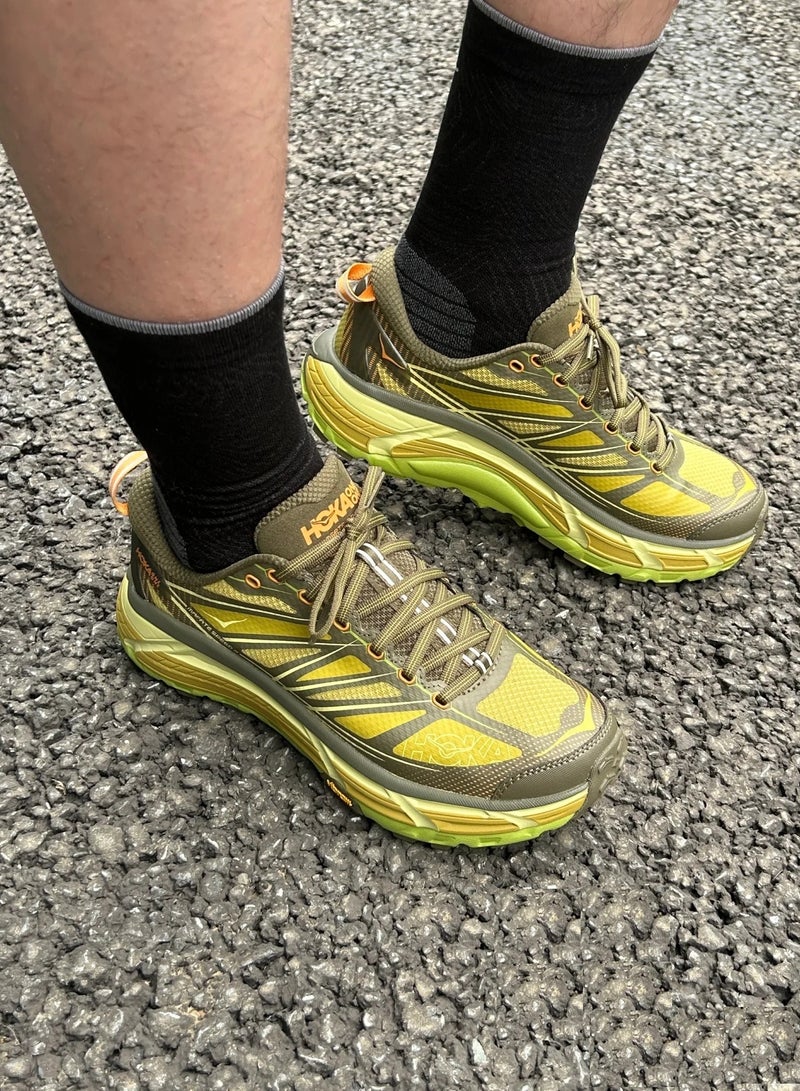 Mafate Speed 2 Outdoor Running Shoes Yellow/Green For Men/Women/Students/Girls/Boys