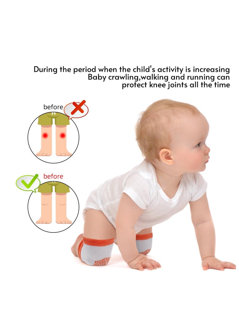 Anti-Slip Knee Pads For Baby Crawling, Toddler Knee Protectors For Unisex Comfort And Safety