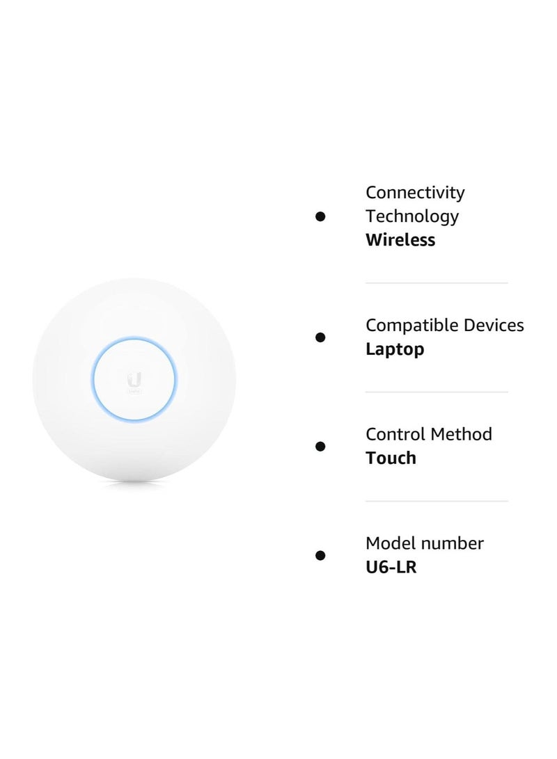 Ubiquiti Long-Range Access Point WiFi 6 - (5 GHz Band) | With 4x4 MU-MIMO & Full-duplex Up to 3 Gbps | For Indoor and Semi-outdoor Environments IP54 Rated - White