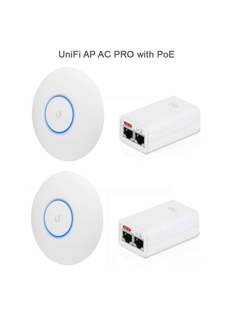 Ubiquiti Networks UAP-AC-PRO-E Access Point (No PoE Included In Box) 2-Pack Bundle