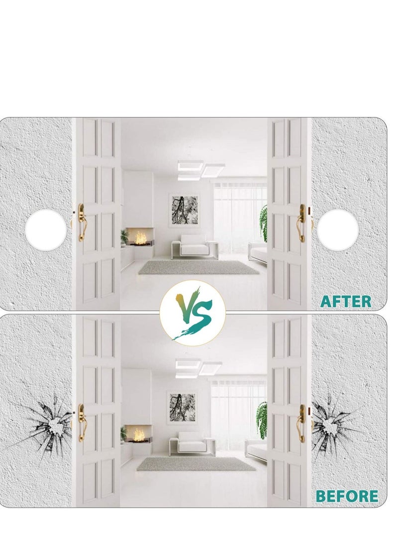 Door Stopper Wall Protector, 4 Pcs Silicone Door Knob Wall Bumper Guard with Self Adhesive for Protecting Wall, Door Handle, Refrigerator Door