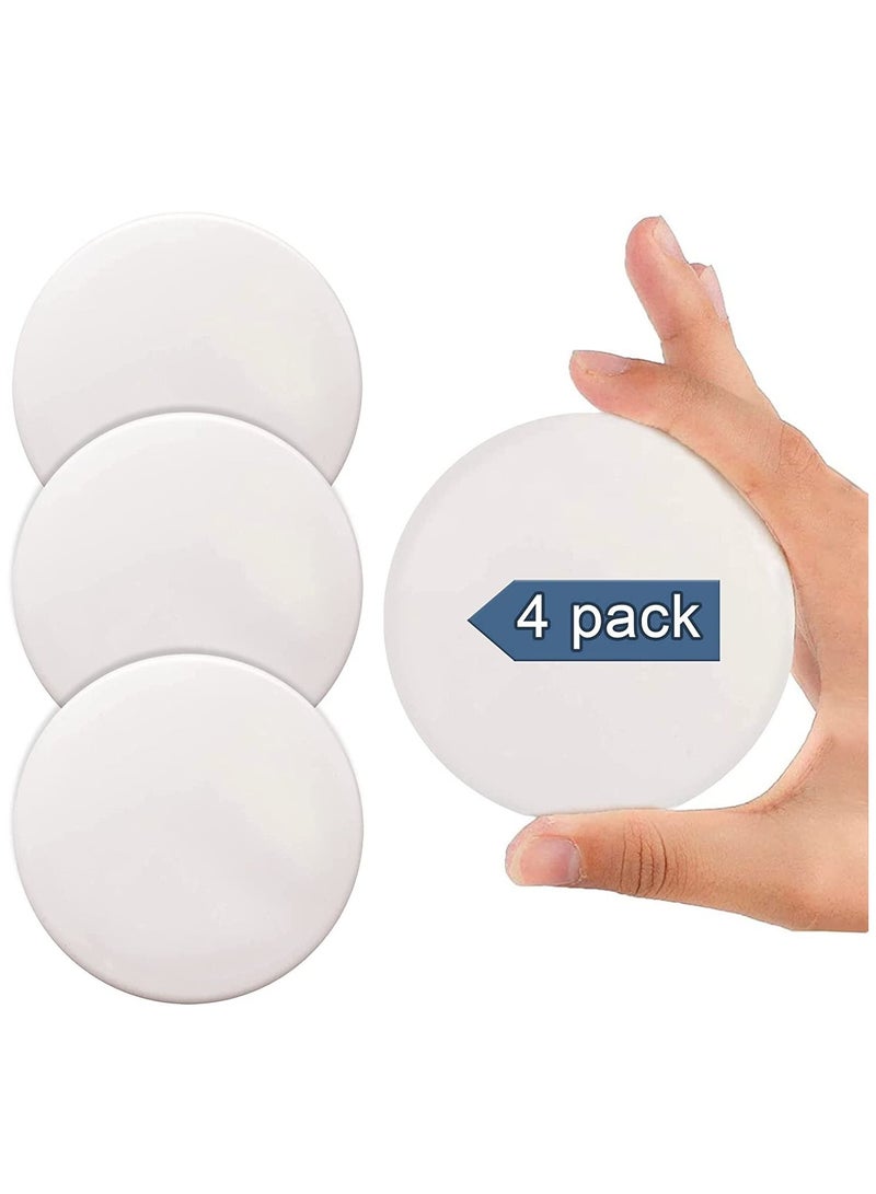Door Stopper Wall Protector, 4 Pcs Silicone Door Knob Wall Bumper Guard with Self Adhesive for Protecting Wall, Door Handle, Refrigerator Door