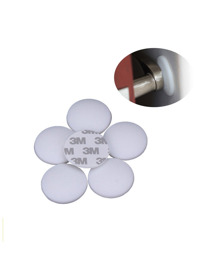 Door Stopper Wall Protector, 4 Pcs Silicone Door Knob Wall Bumper Guard with Self Adhesive for Protecting Wall, Door Handle, Refrigerator Door