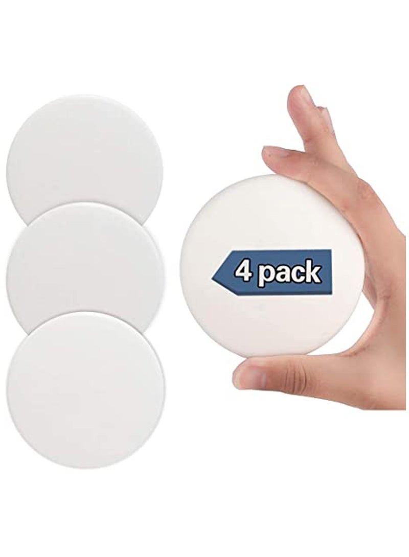 Door Stopper Wall Protector, 4 Pcs Silicone Door Knob Wall Bumper Guard with Self Adhesive for Protecting Wall, Door Handle, Refrigerator Door