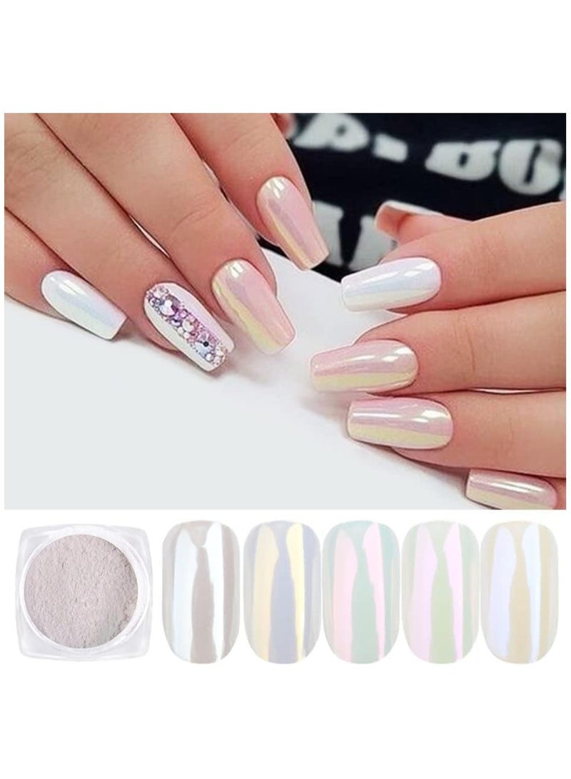 Pearl Chrome Powder Nail Powder Nail Decoration 7 cans