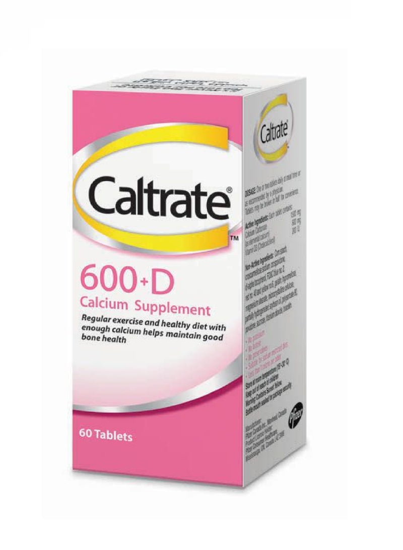 CALTRATE 600+VIT-D TAB 60'S