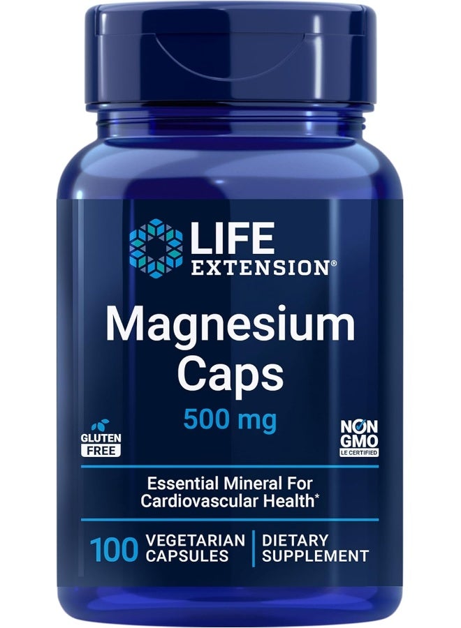 Magnesium Caps 500 Mg With Magnesium Oxide Citrate & Succinate