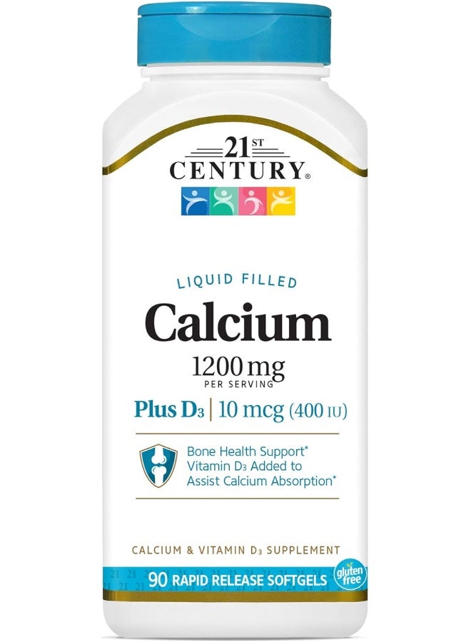 Calcium Plus D3 Liquid Filled Softgel 1200 Mg